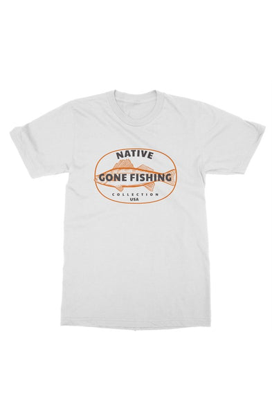 Gone Fishing mens t shirt